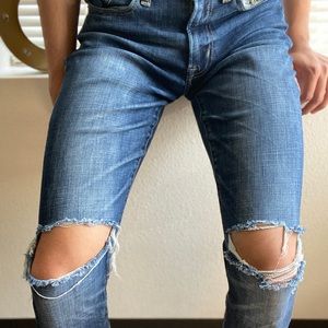 Medium Wash Slim Jeans